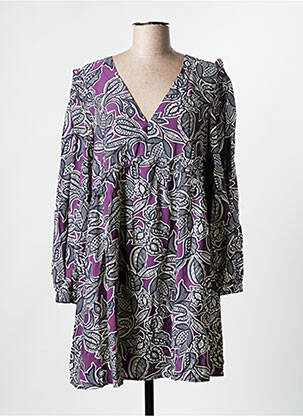 Rochie scurtă violet GRACE & MILA femeie