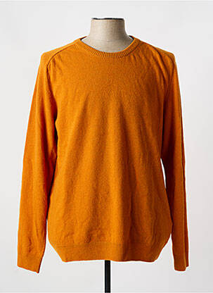 Pulover portocalie KNOWLEDGE COTTON APPAREL bărbat