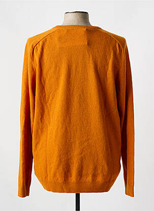 Pulover portocalie KNOWLEDGE COTTON APPAREL bărbat