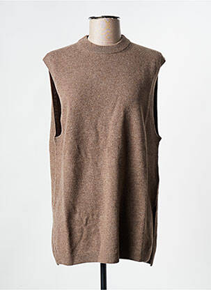 Pulover maro SAMSOE & SAMSOE femeie