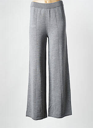 Pantalon larg gri MAX MARA femeie