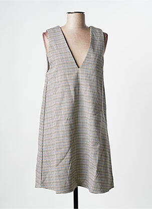 Rochie scurtă bej OBJECT femeie