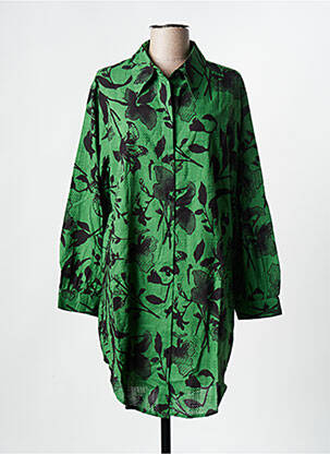 Tunică mâneci lungi verde OBJECT femeie