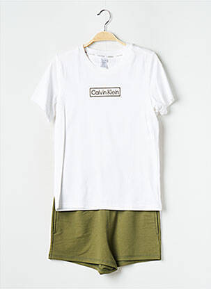 Pijama alb CALVIN KLEIN femeie