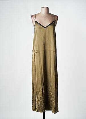 Rochie lungă maro THE KOOPLES femeie