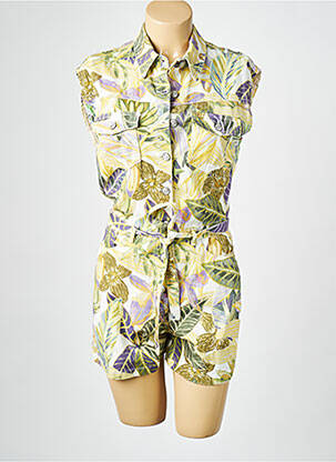 Salopetă scurtă alb PLEASE femeie