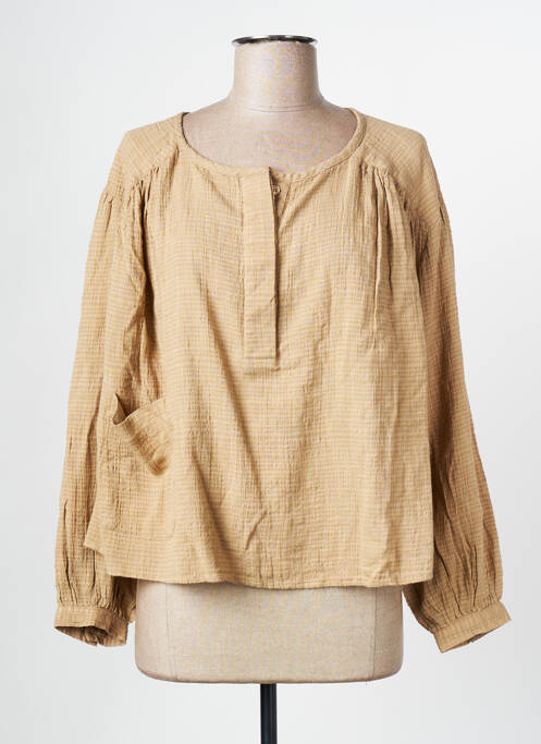 Top bej BELLE PIÈCE femeie