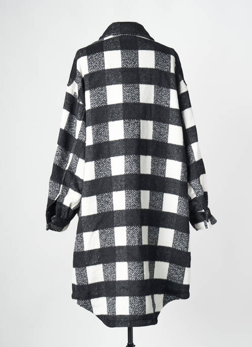 Palton lung negru MAT FASHION femeie