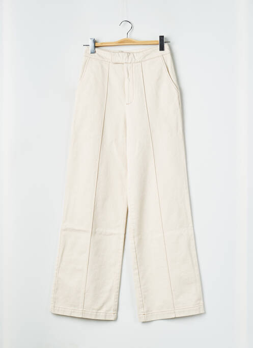 Pantalon larg alb VALENTINE GAUTHIER femeie