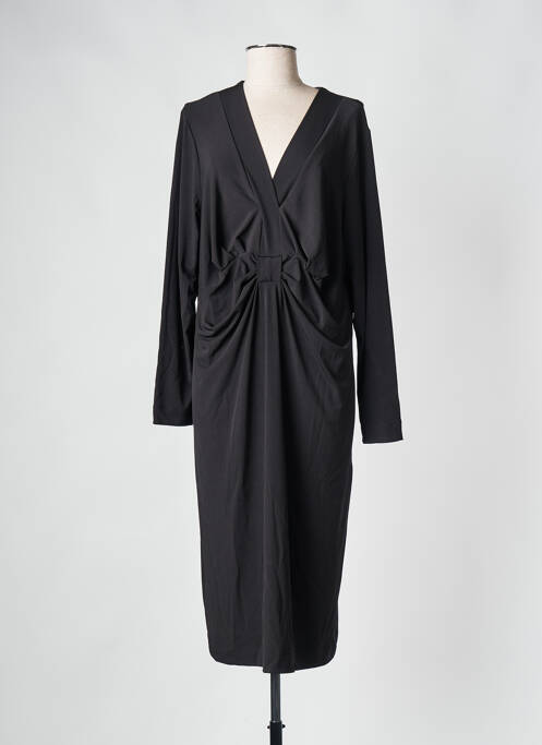 Rochie midi negru MAT FASHION femeie