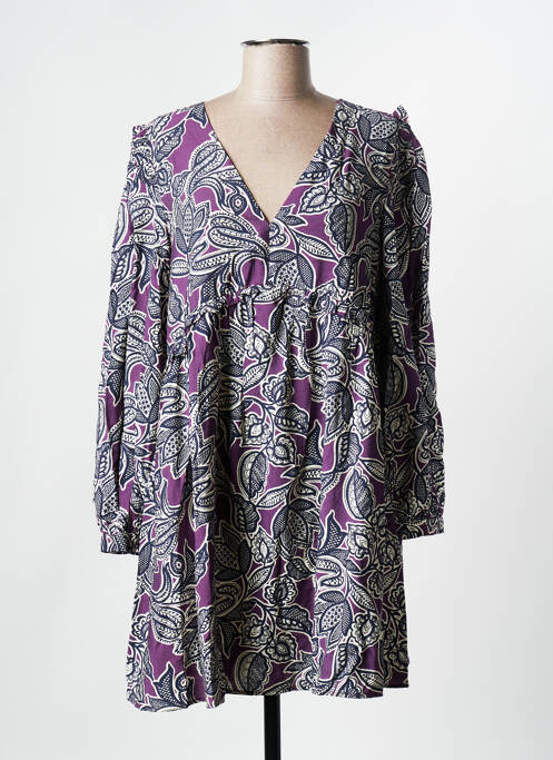 Rochie scurtă violet GRACE & MILA femeie