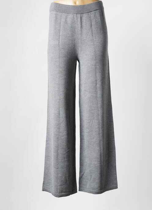 Pantalon larg gri MAX MARA femeie