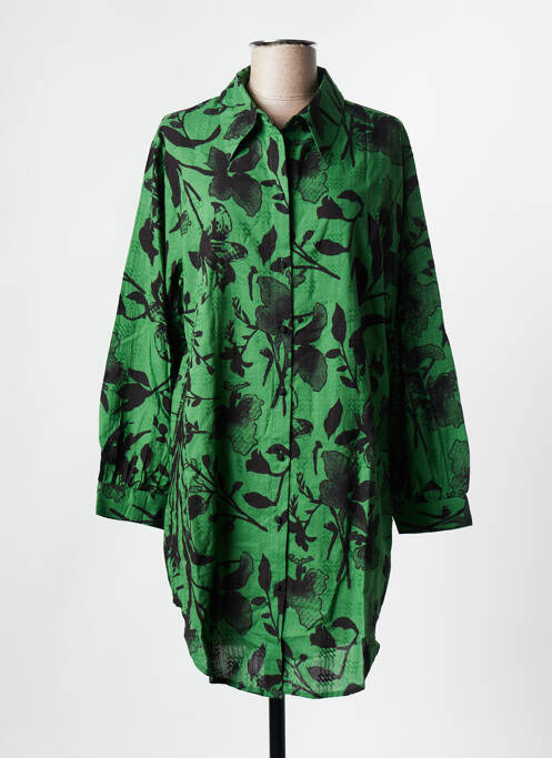 Tunică mâneci lungi verde OBJECT femeie