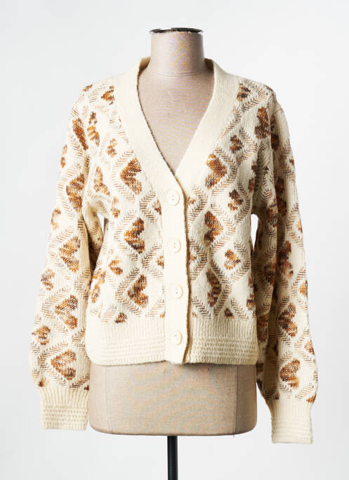 Vestă cu mâneci lungi bej LILI SIDONIO femeie