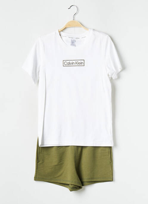 Pijama alb CALVIN KLEIN femeie