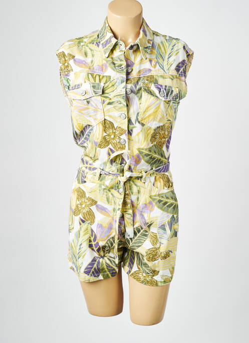 Salopetă scurtă alb PLEASE femeie