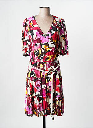 Rochie scurtă multicolor LA PETITE FRANCAISE femeie