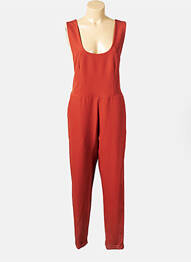 Salopetă-pantalon maro IMPERIAL femme