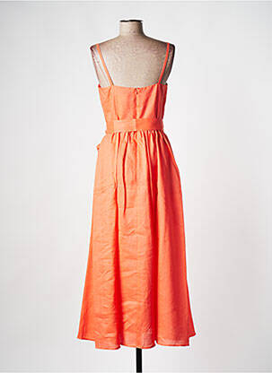 Rochie lungă portocalie MAX&CO. femeie