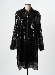 Rochie midi negru KARL LAGERFELD femme