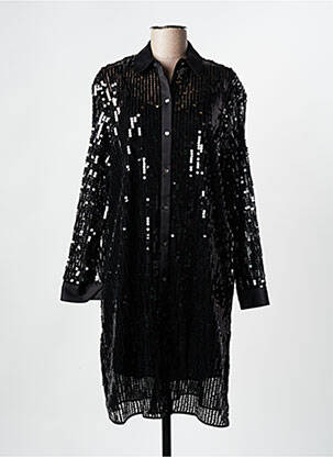 Rochie midi negru KARL LAGERFELD femeie