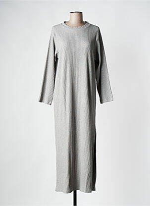 Rochie lungă gri ROSAE femeie