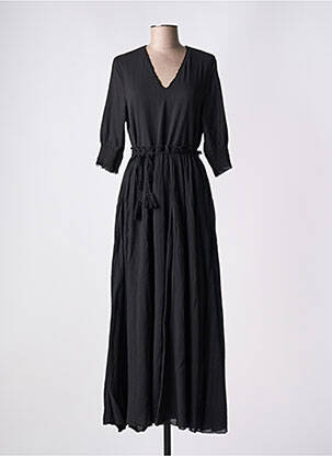 Rochie lungă negru POMANDERE femeie