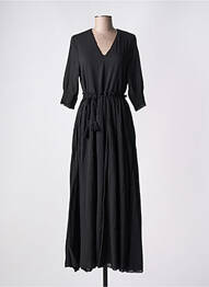 Rochie lungă negru POMANDERE femeie