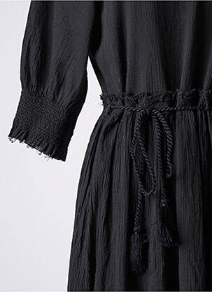 Rochie lungă negru POMANDERE femeie