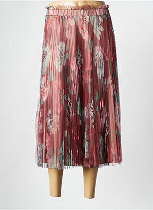 Fustă midi roz MAX&CO. femeie