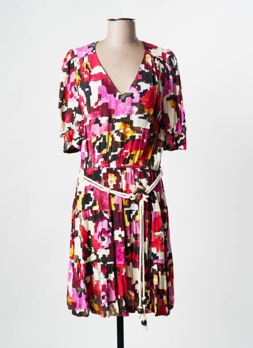 Rochie scurtă multicolor LA PETITE FRANCAISE femeie