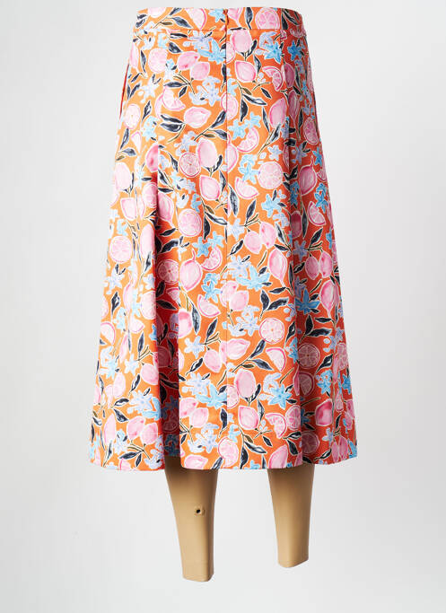 Fustă midi portocaliu MAX&CO. femeie