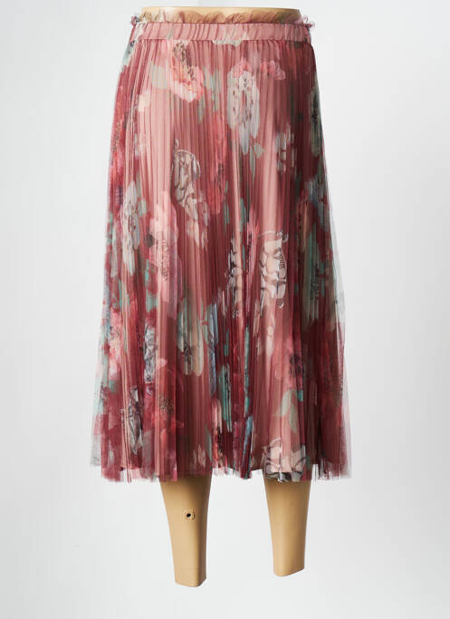 Fustă midi roz MAX&CO. femeie