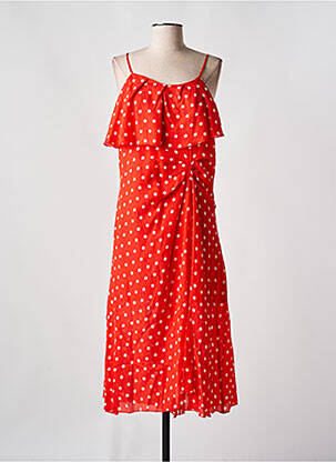 Rochie midi portocalie ESSENTIEL ANTWERP femeie