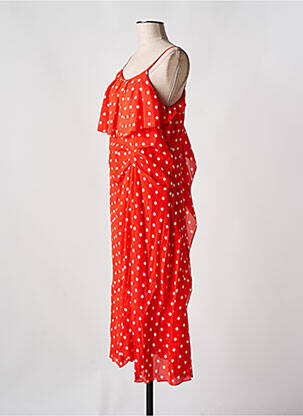 Rochie midi portocalie ESSENTIEL ANTWERP femeie
