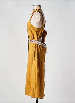 Rochie midi portocalie LA PETITE FRANCAISE femeie