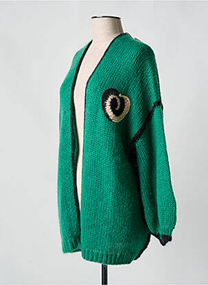 Vestă cu mâneci lungi verde SACK'S femeie