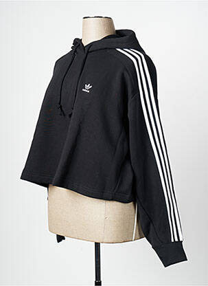Hanorac negru ADIDAS femeie