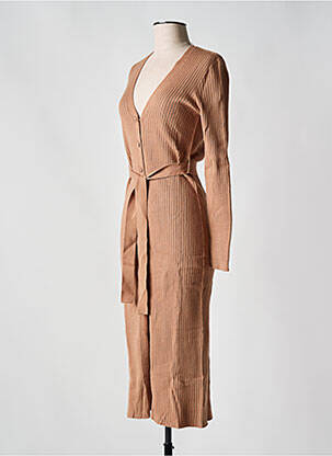 Rochie midi maro LA PETITE FRANCAISE femeie