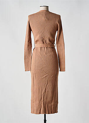 Rochie midi maro LA PETITE FRANCAISE femeie