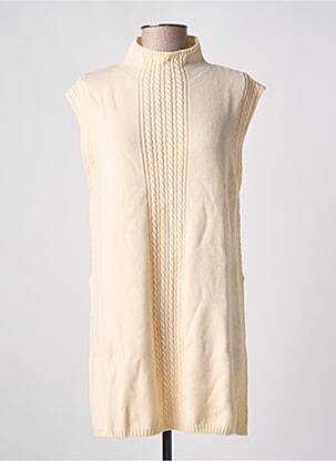 Tunică fără mâneci bej MAX MARA femeie