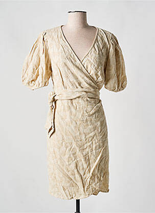 Rochie scurtă bej OBJECT femeie