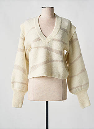 Pulover alb SESSUN femeie