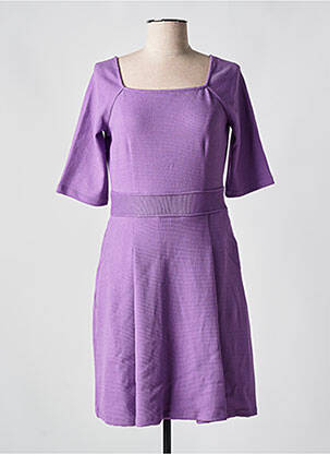 Rochie scurtă violet MAX&CO. femeie
