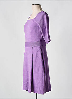 Rochie scurtă violet MAX&CO. femeie