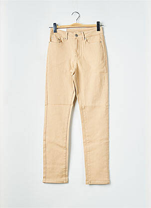 Blugi cu croială dreaptă bej VILA femeie