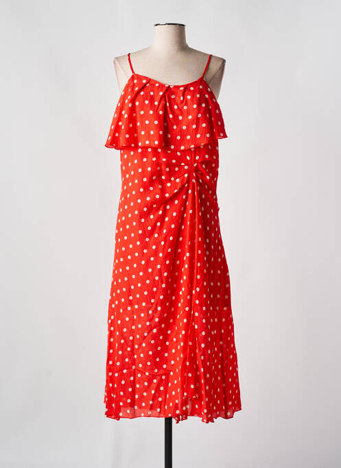 Rochie midi portocaliu ESSENTIEL ANTWERP femeie