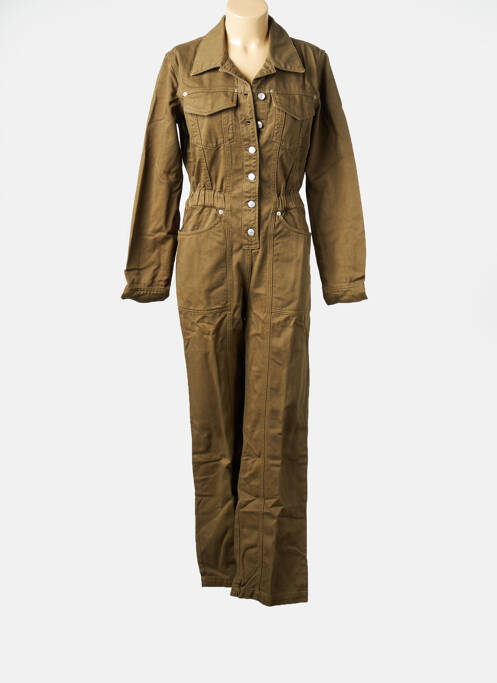 Salopetă-pantalon verde THE KOOPLES femeie