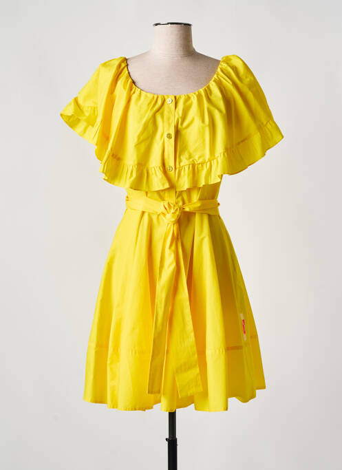 Rochie scurtă galben TWINSET femeie