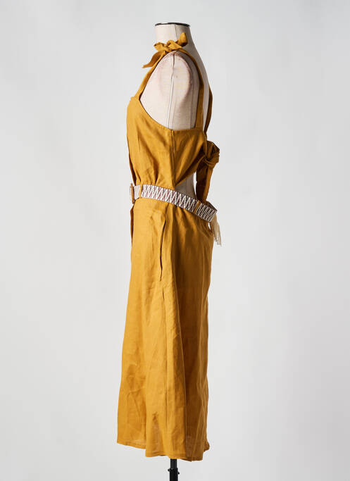 Rochie midi portocaliu LA PETITE FRANCAISE femeie